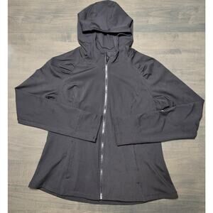 Yogalicious Performance Jacket Black Full Zip Hoodie Activewear Women’s Size XL